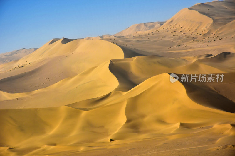 甘肃敦煌沙漠风景