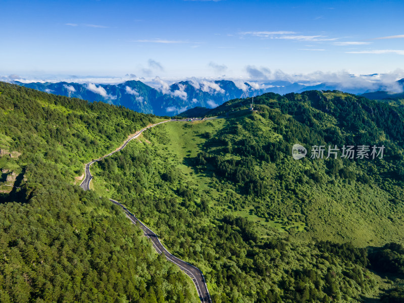 祖国大好河山湖北神农架 A景区航拍摄影图