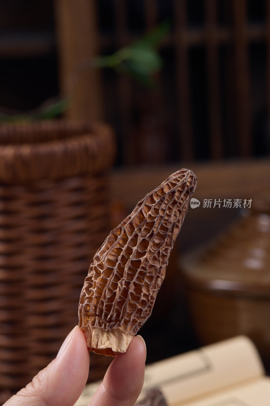 羊肚菌干 野生菌 干羊肚菌 干货 松茸菌