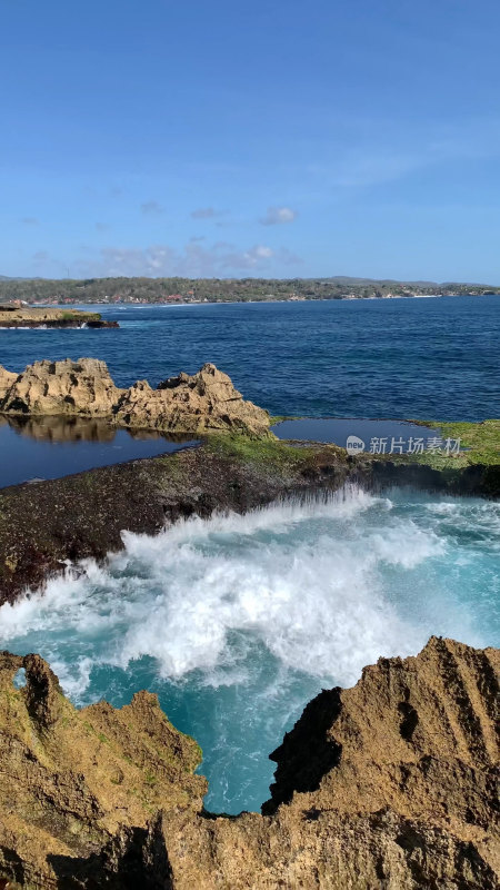 巴厘岛蓝梦岛海岸