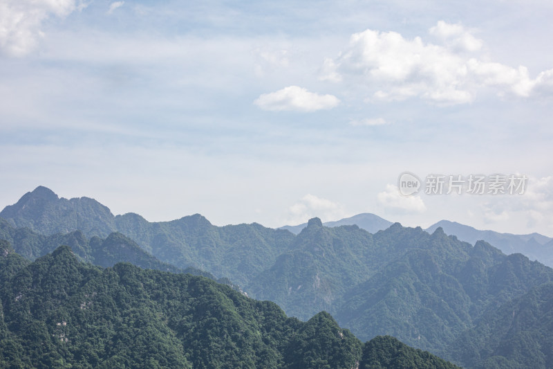 西安秦岭终南山南五台自然风光景点景观