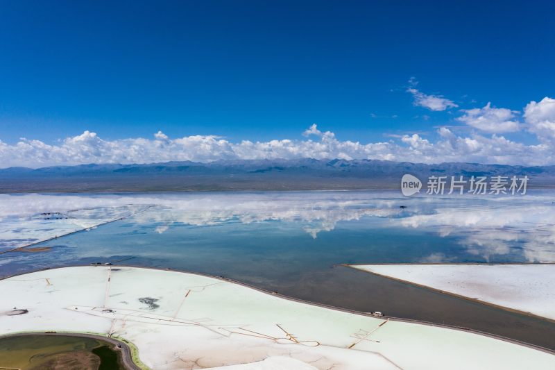 青海茶卡盐湖航拍