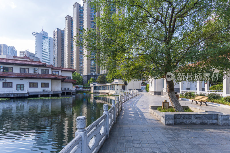 武汉江岸区小南湖公园风景