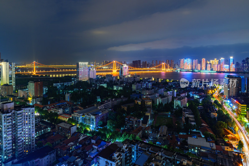 武汉城市风光夜景