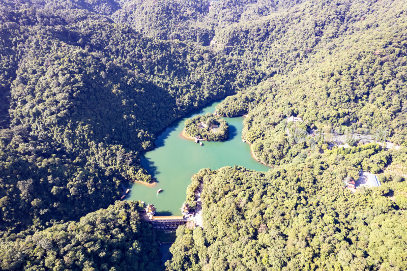 肇庆鼎湖山航拍图