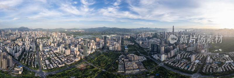 深圳福田区全景图