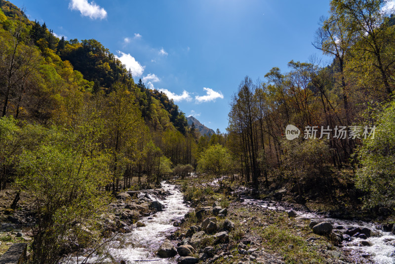 青海祁连风景区的秋色