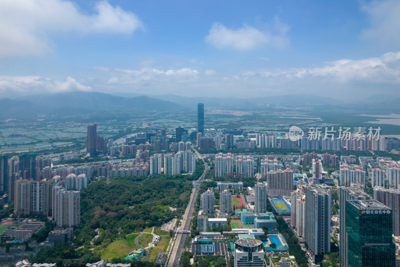 深圳市福田区福保街道航拍