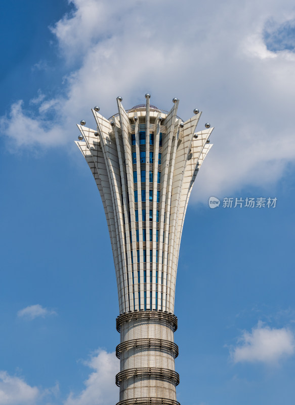湖南长沙贺龙体育中心的瞭望台