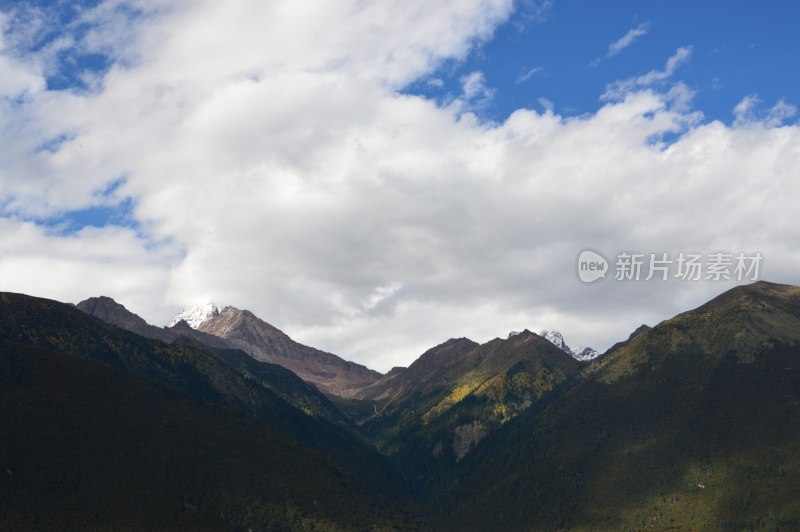 西藏巴松措景区风景