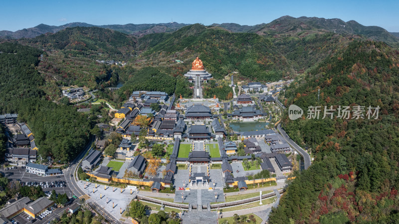 宁波奉化雪窦山雪窦寺弥勒大佛千丈岩