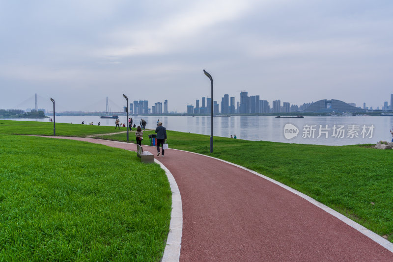 武汉洪山江滩公园风景