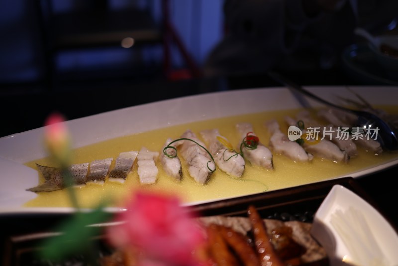 中国菜：清蒸白水鱼