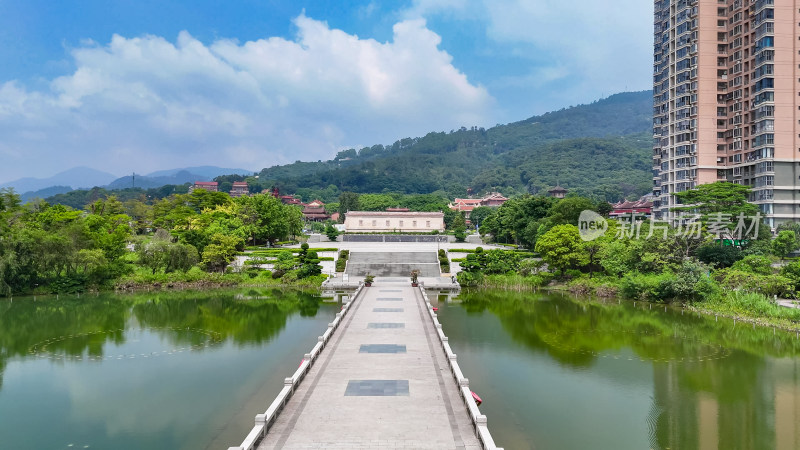 莆田南山广化寺4A景区航拍图