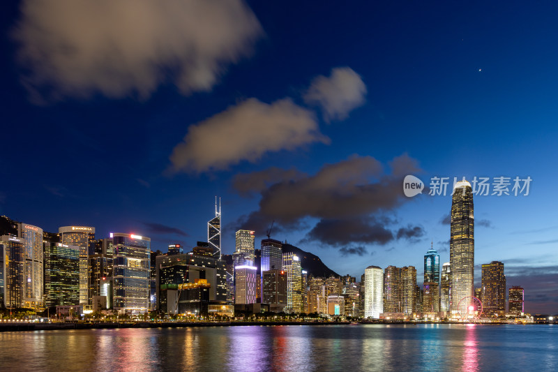 香港中环夜景