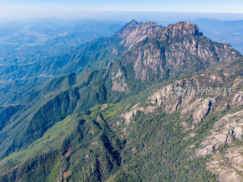 祖国大好河山灵山航拍图