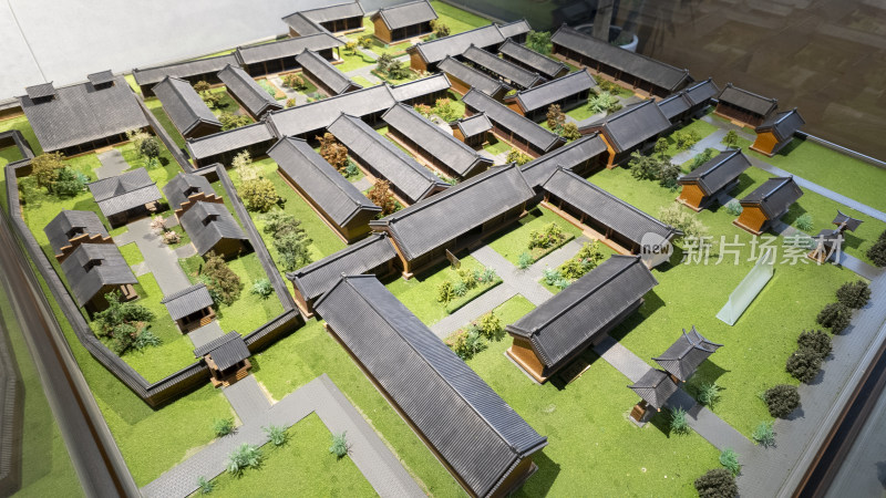 重庆市规划展览馆内展出的巴县衙门模型