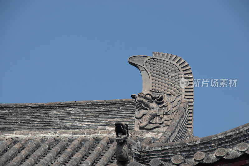 山西长治法兴寺屋顶装饰