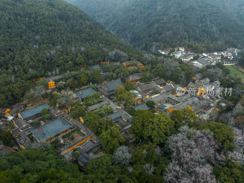 浙江台州国清寺隋塔天台山寺庙古塔宝塔航拍