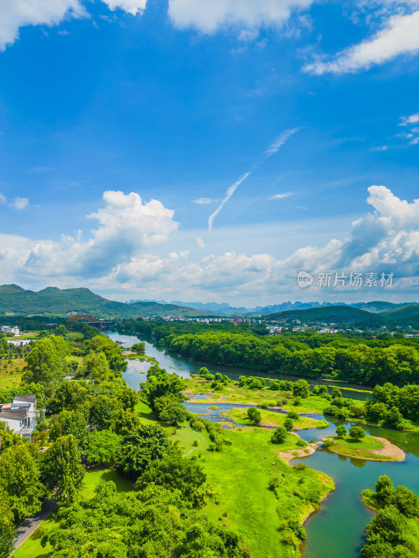 广西桂林漓江夏季风光