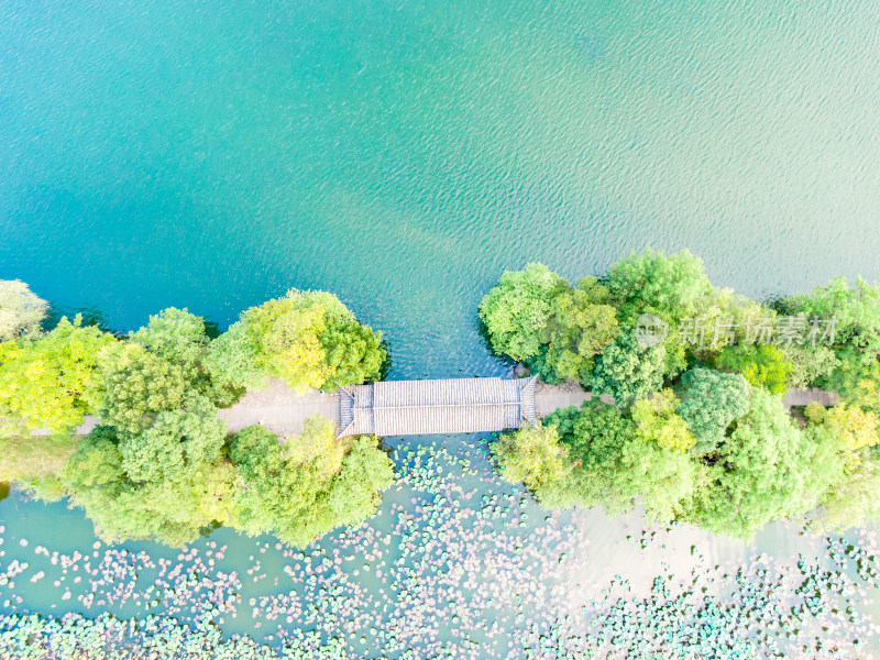 浙江杭州湘湖风景航拍图 13