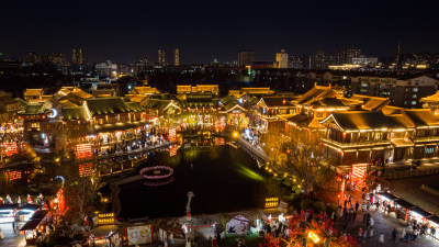 洛阳洛邑古城夜景