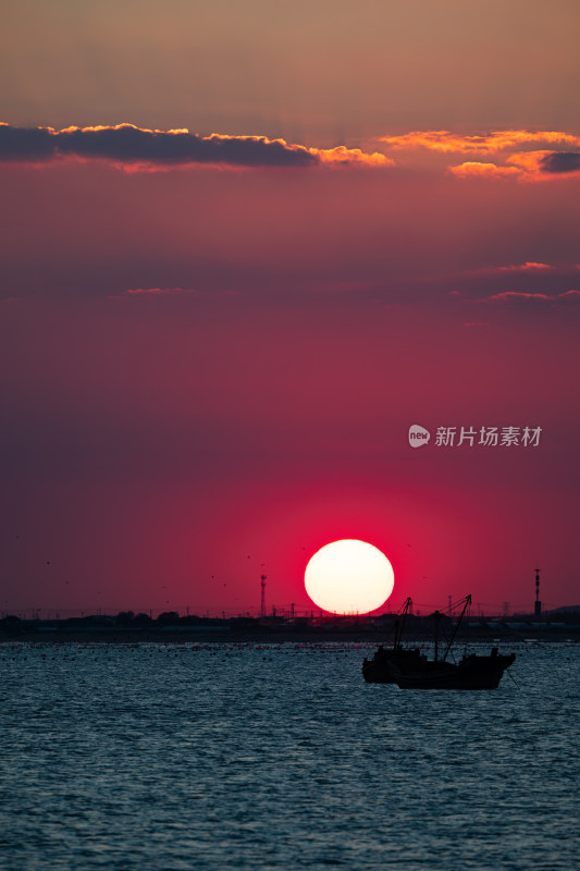 海阳市连理岛日落