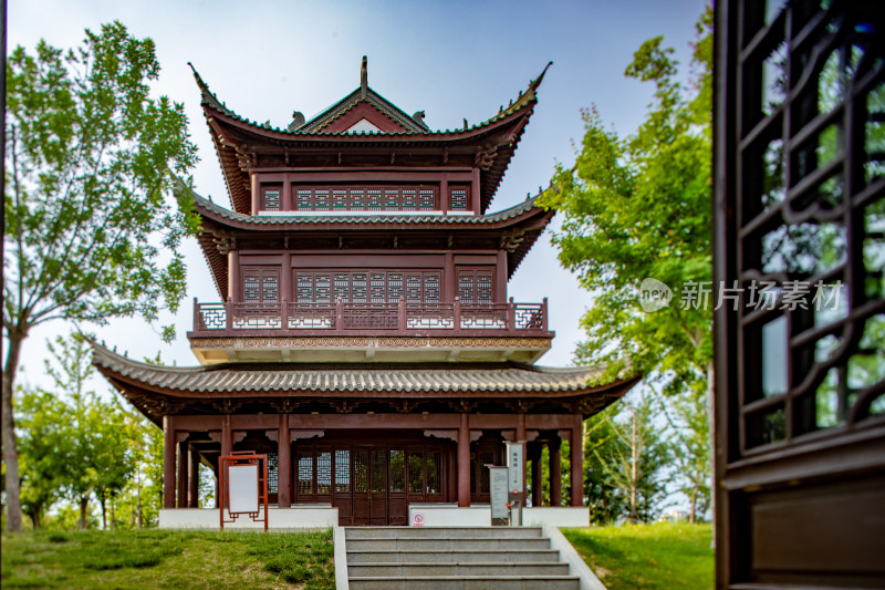 仿古建筑亭台楼阁