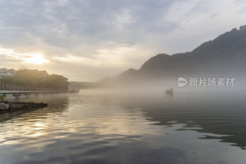 建德新安江江南水乡风景