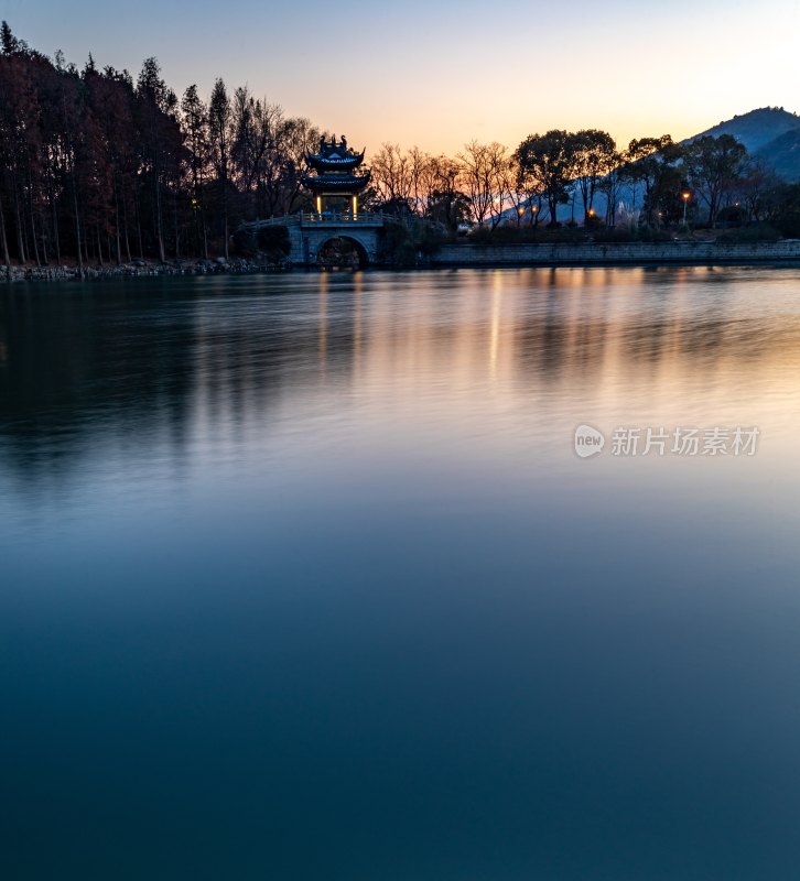 无锡长广溪石塘桥景点景观