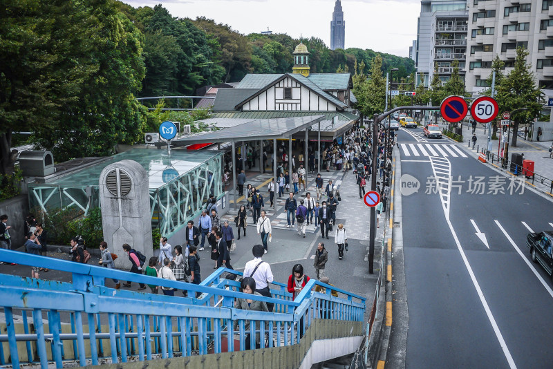 日本原宿街景