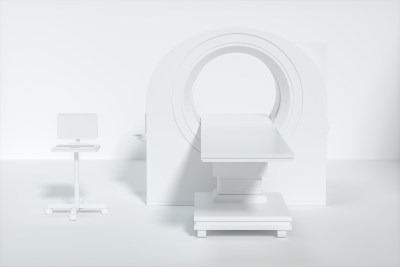 医疗设备CT机 现代医疗设施 三维渲染