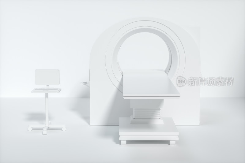 医疗设备CT机 现代医疗设施 三维渲染