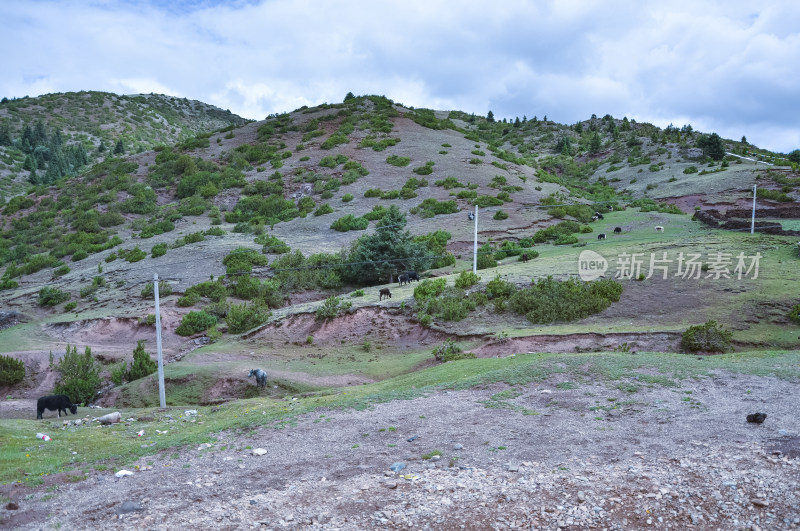 川藏公路318国道西藏地区沿路户外风光