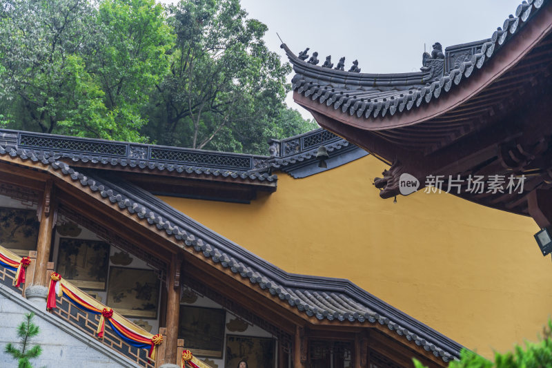 杭州飞来峰景区上天竺法喜禅寺古建筑