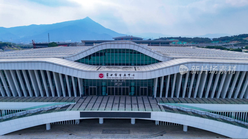 福建莆田国际会展中心航拍图