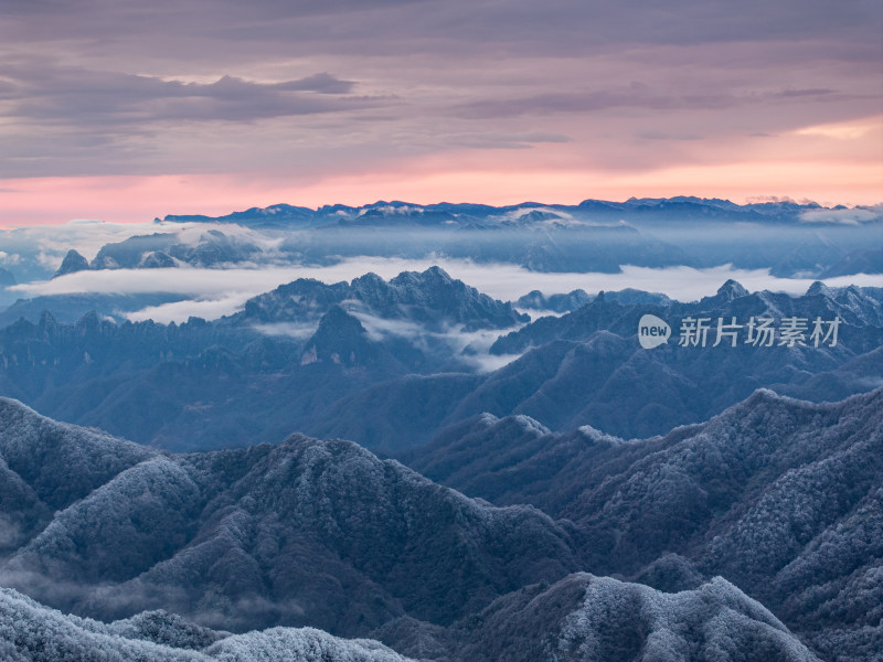 光雾山雪景