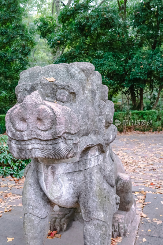 南京钟山风景名胜区明孝陵中的雕塑