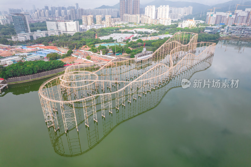 深圳市香蜜湖过山车