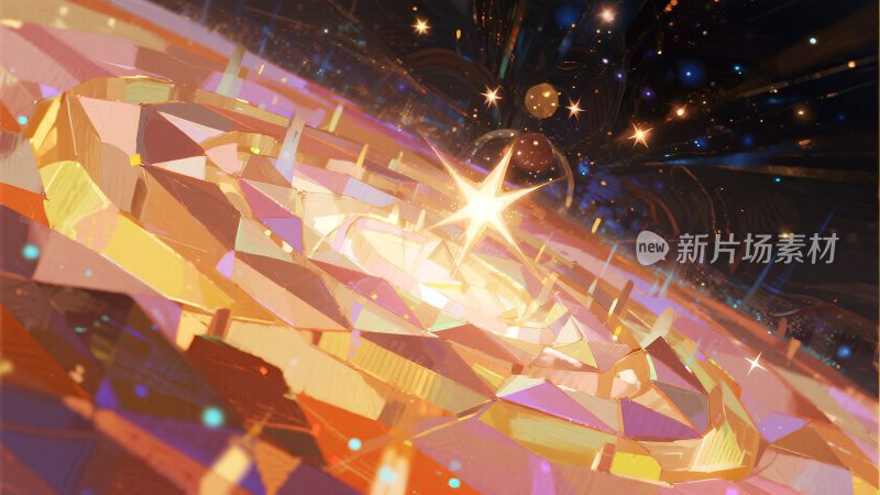 抽象几何光影背景素材