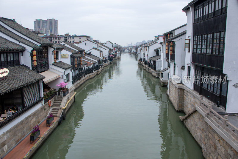 江苏省无锡市南长街水乡古镇街景