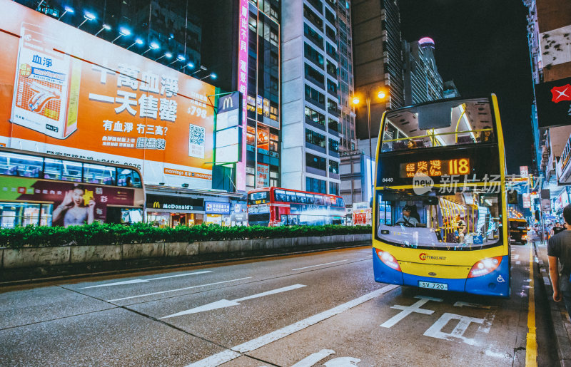 香港城市夜景风光