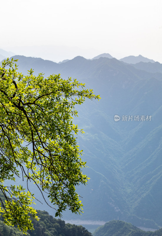 西安秦岭终南山南五台自然风光景点景观