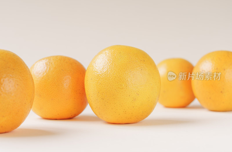 新鲜橙子水果静物