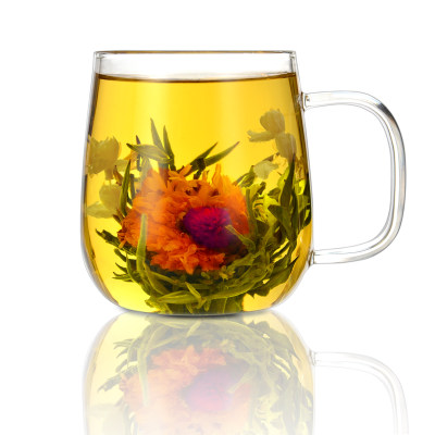 玻璃杯花草茶工艺茶