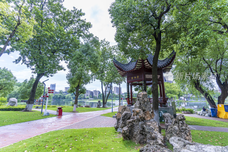 武汉武昌区紫阳公园风景