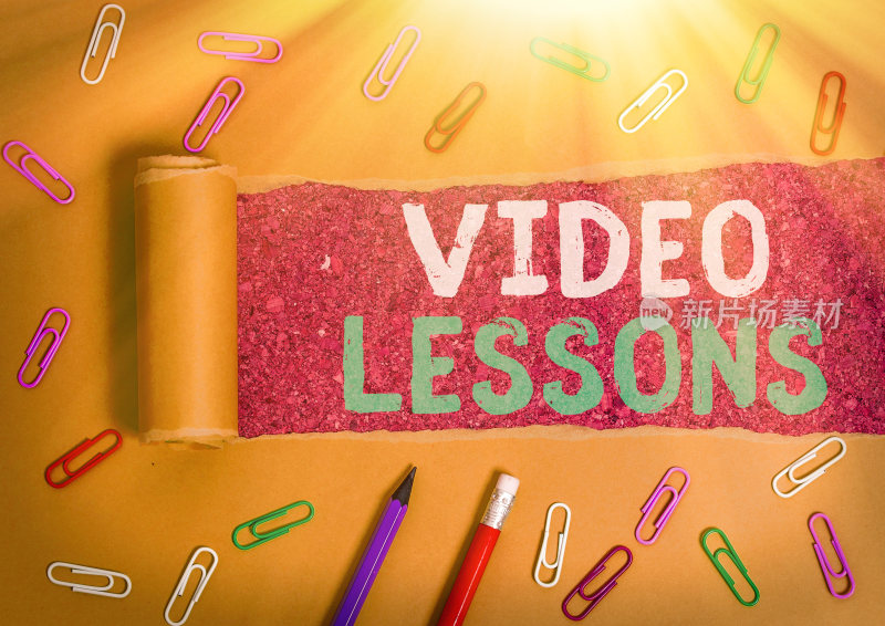 视频课程主题桌面场景