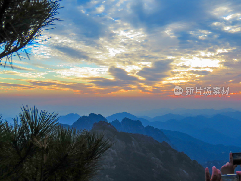 中国安徽黄山旅游风光