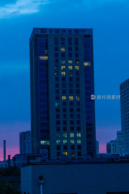 夜空城市建筑