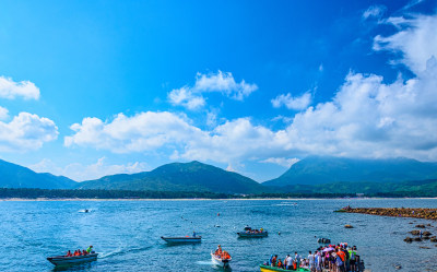 深圳大鹏半岛西涌情人岛海景自然风光